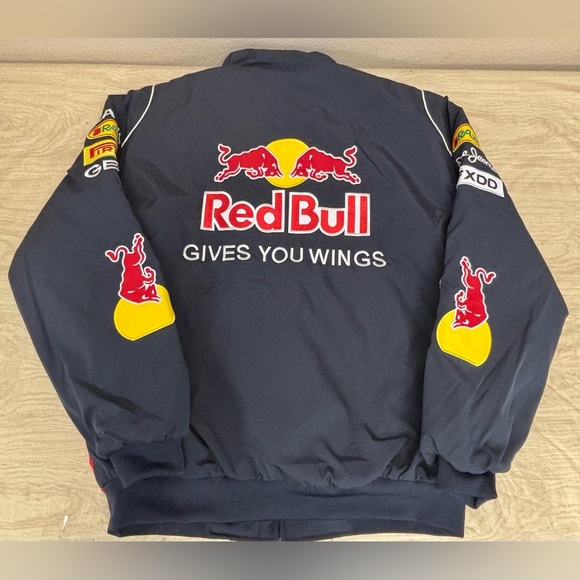 Red Bull Vintage Infinity Racing Jacket - Large - Picture 5 of 6